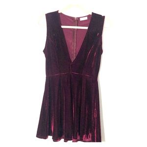 Tobi Style Velvet Dress